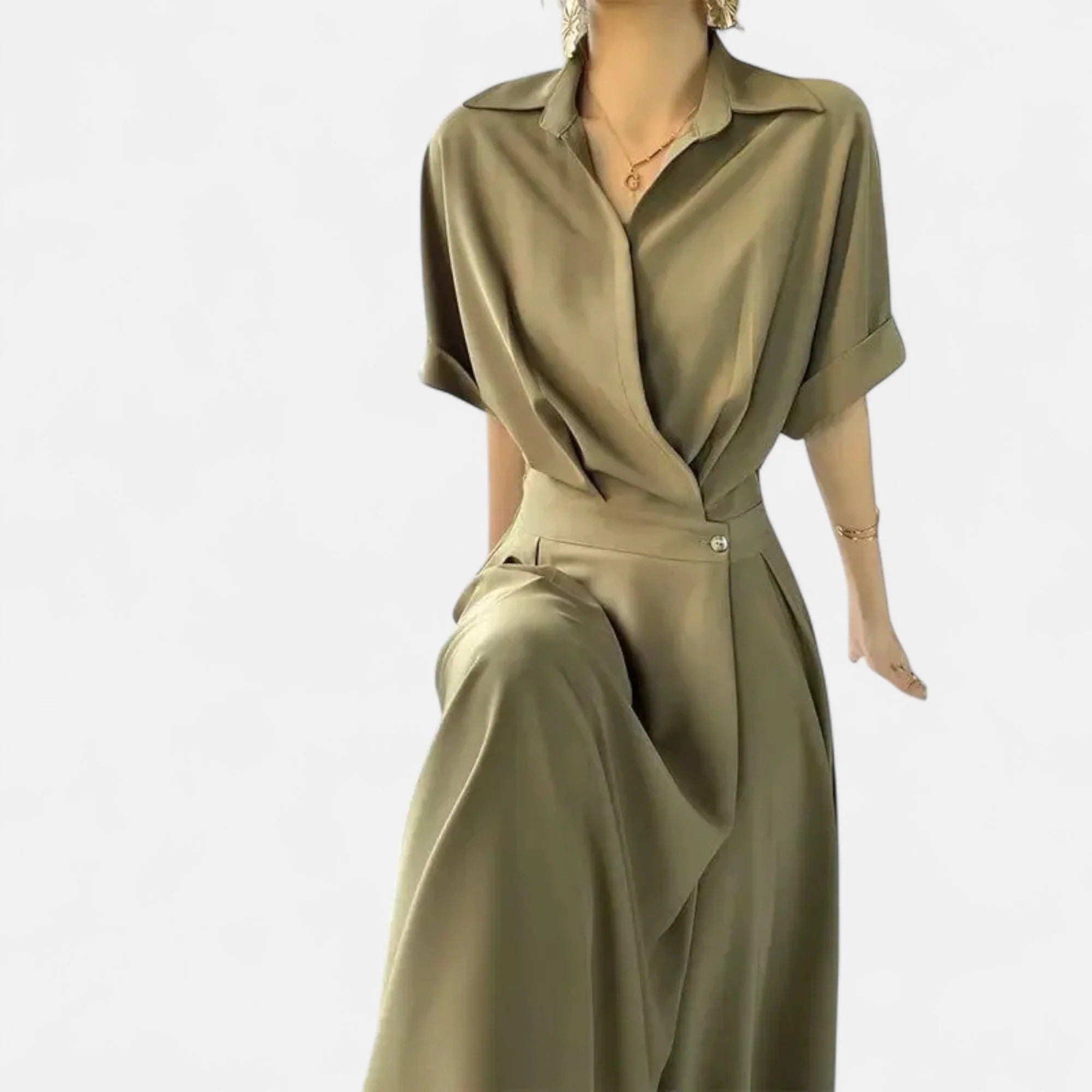 Westlyn™ | Robe-chemise pour femme en mélange de coton