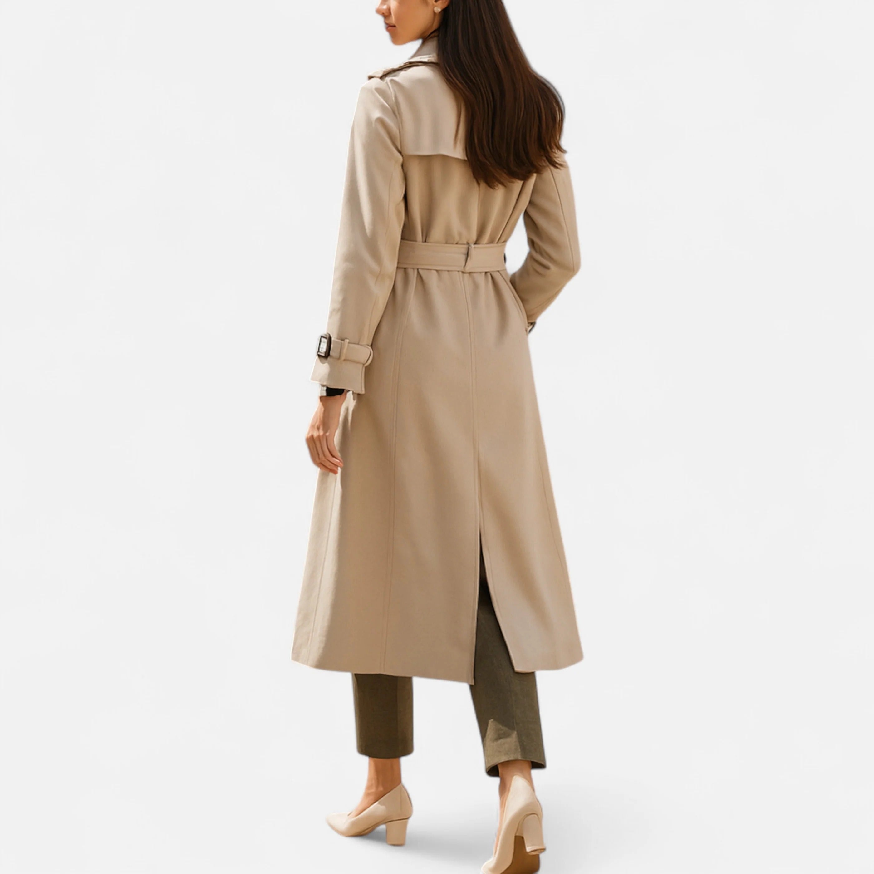 Westlyn™ | Trench-coat classique pour femme, longueur genou