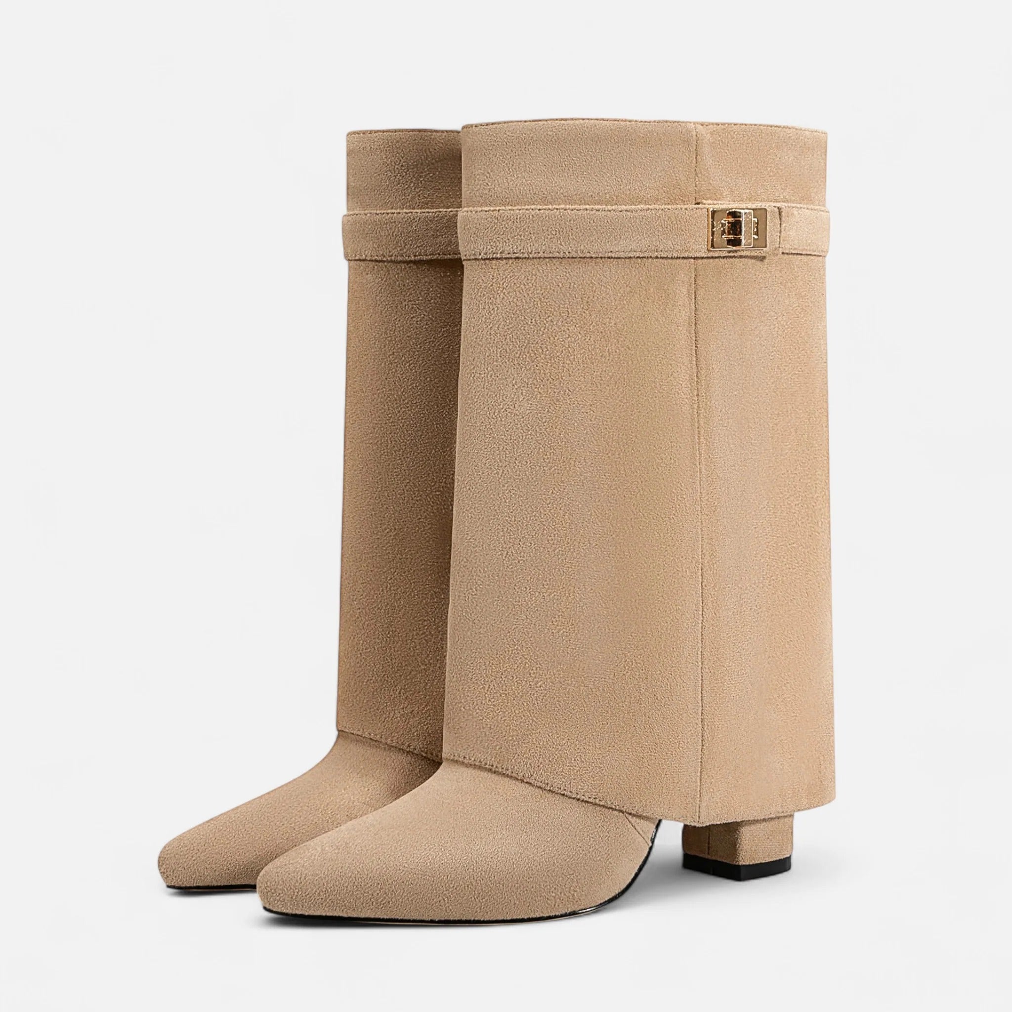 Westlyn™ | Bottes mi-mollet pointues à talons hauts pour femmes