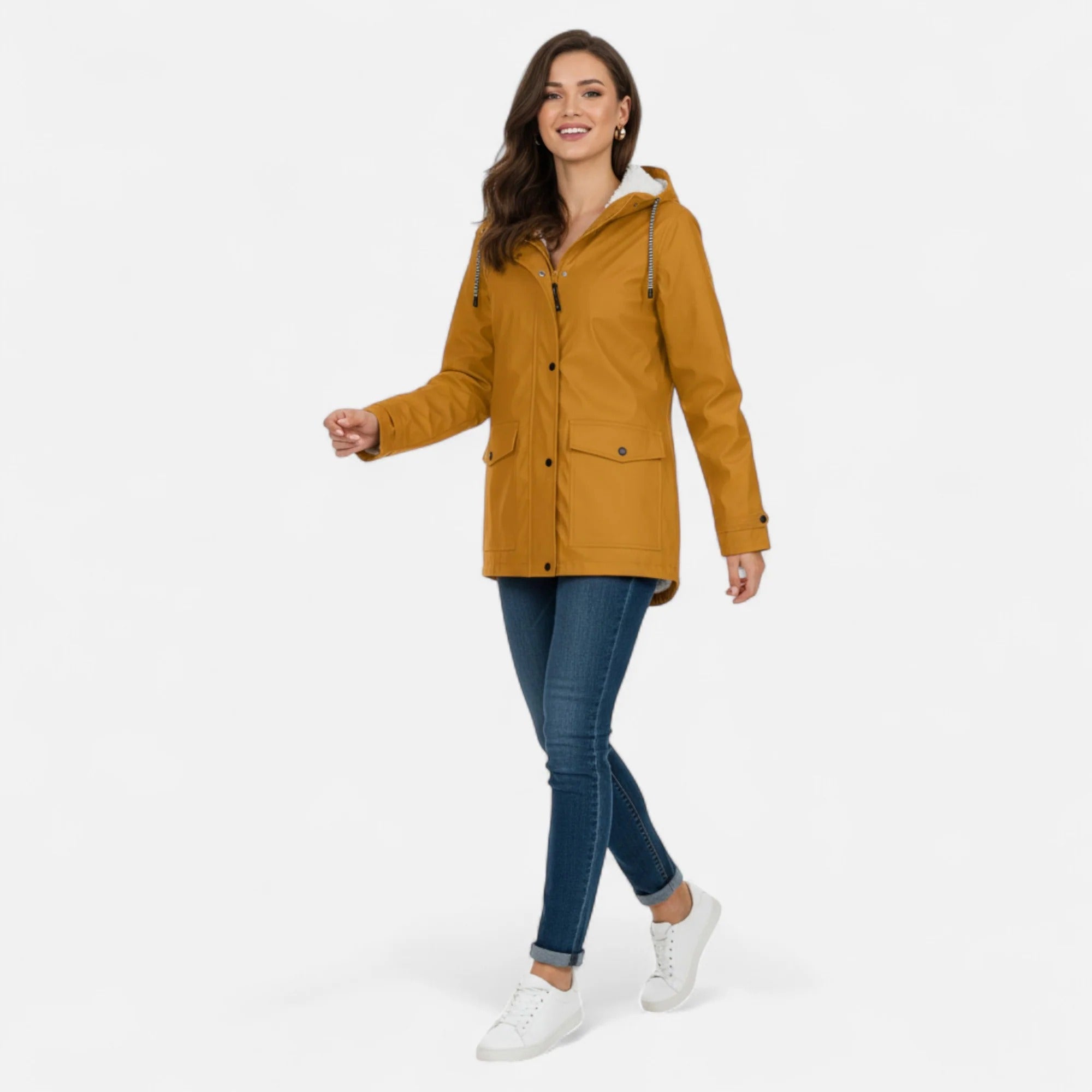 Westlyn™ | Manteau de ski en peluche à capuche pour femme